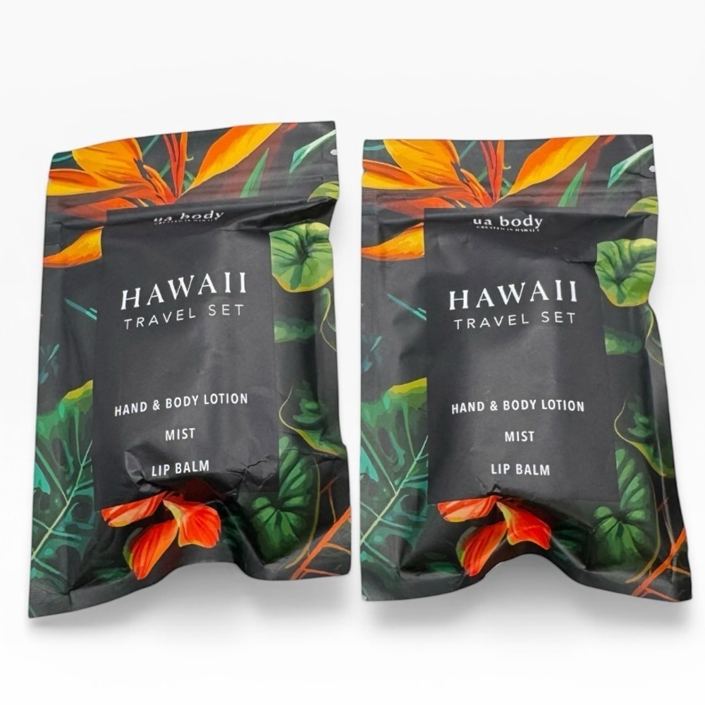 ua Body Hawaii Travel Set Lotion Mist Lip Balm Tropical Skincare Duo NEW - Picture 3 of 4